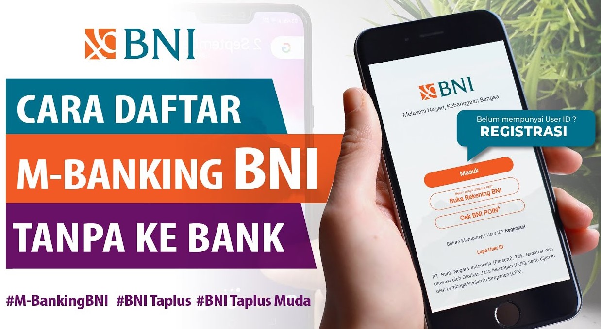 cara daftar mobile banking bni lewat hp