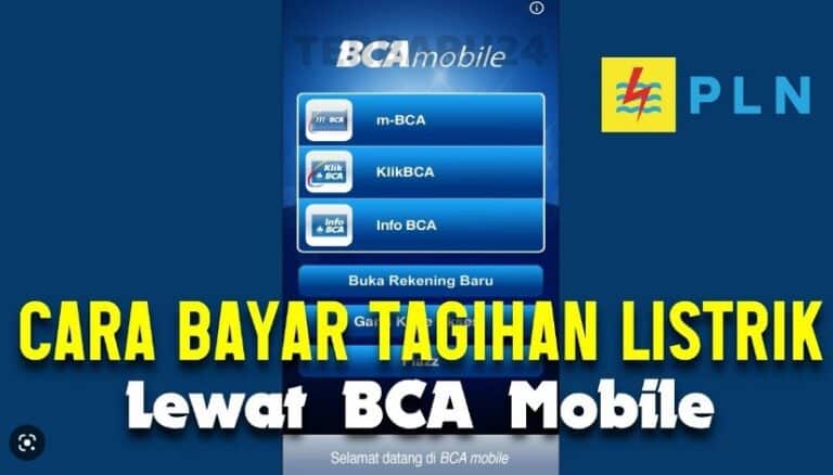 Cara Bayar Listrik Lewat M Banking BCA