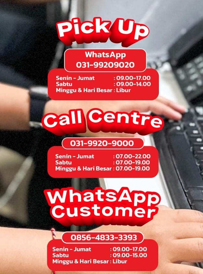 Call Center JNE Surabaya bebas pulsa