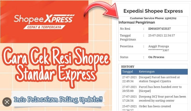 Cek Resi Shopee Express Standar Indonesia