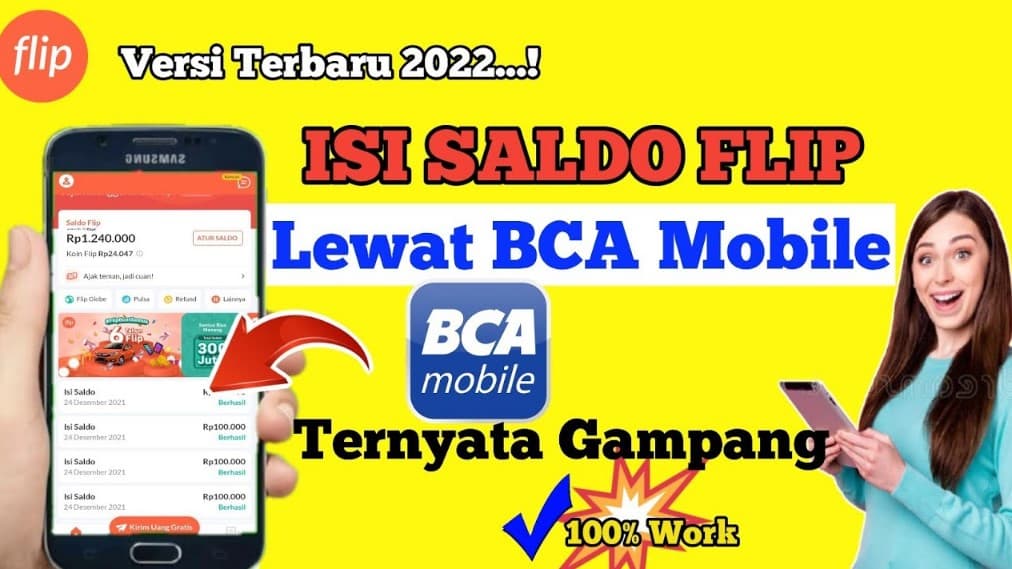 Cara Top Up Flip Lewat M Banking BCA